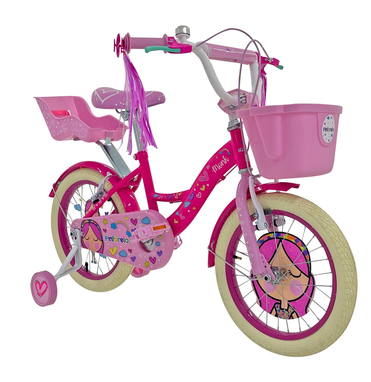 Bicicleta Pintarela R16 color rosa