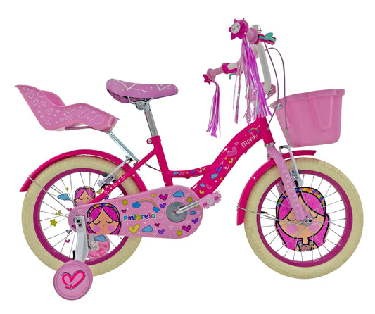 Bicicleta Pintarela R16 color rosa