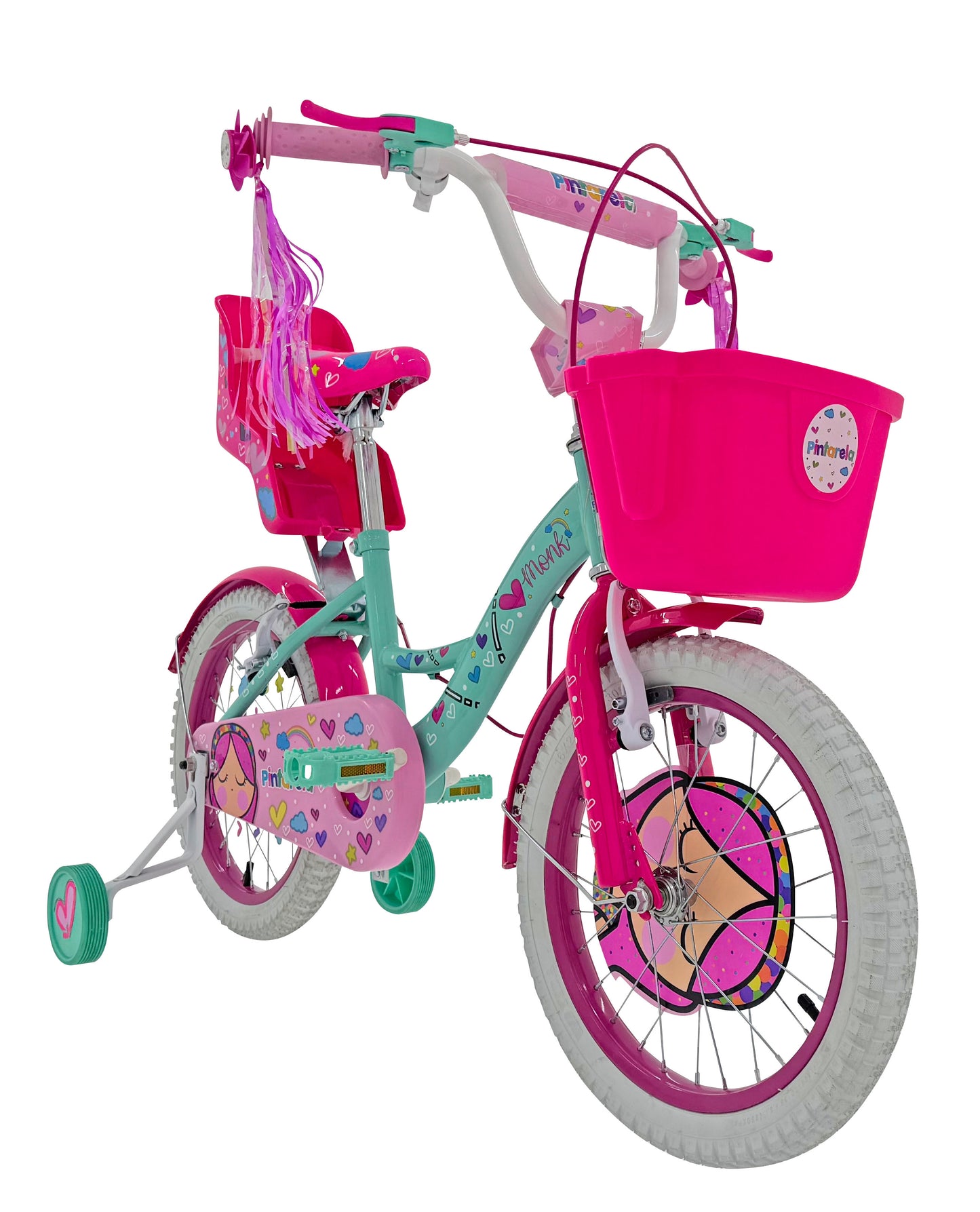 Bicicleta Pintarela R16 en color aqua
